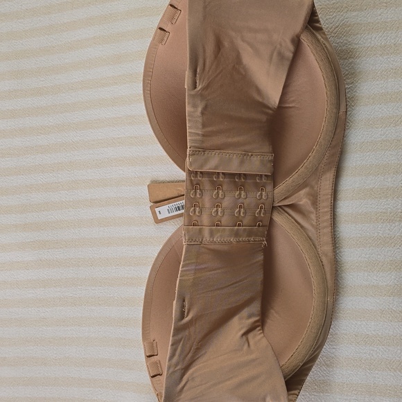 SKIMS Ultimate Push Up Strapless Bra Size:34DD (34E) Clay - Picture 3 of 5